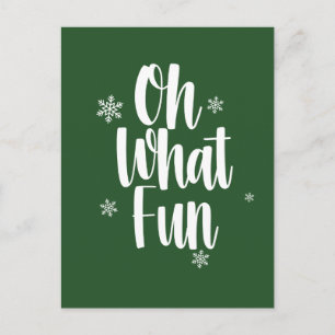 Oh What Fun Christmas Card