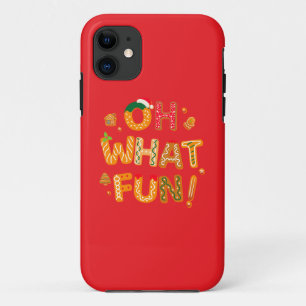 Oh What Fun Christmas Gingerbread Cookies iPhone 11 Case