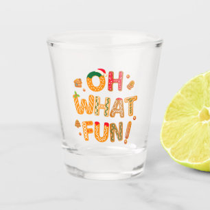 Oh What Fun Christmas Gingerbread Cookies Shot Glass