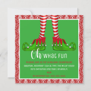 Oh, What Fun Christmas Party Invitation