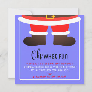 Oh, What Fun Christmas Party Invitation