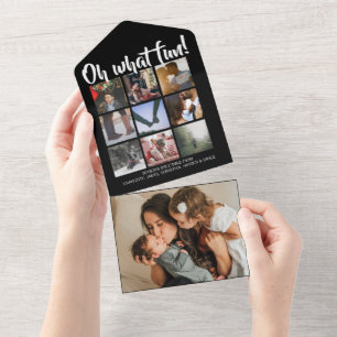 Oh What Fun Christmas Personalised All In One Card