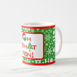 Oh What Fun Christmas Pickleball Green Ho Ho Ho Coffee Mug