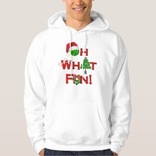 Oh What Fun Christmas Pickleball Hoodie