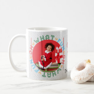Oh What Fun Christmas Sweater Photo Coffee Mug