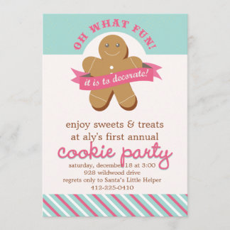 Oh What Fun! - Cookie Exchange Party Invitation