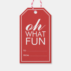Oh What Fun Gift Tags