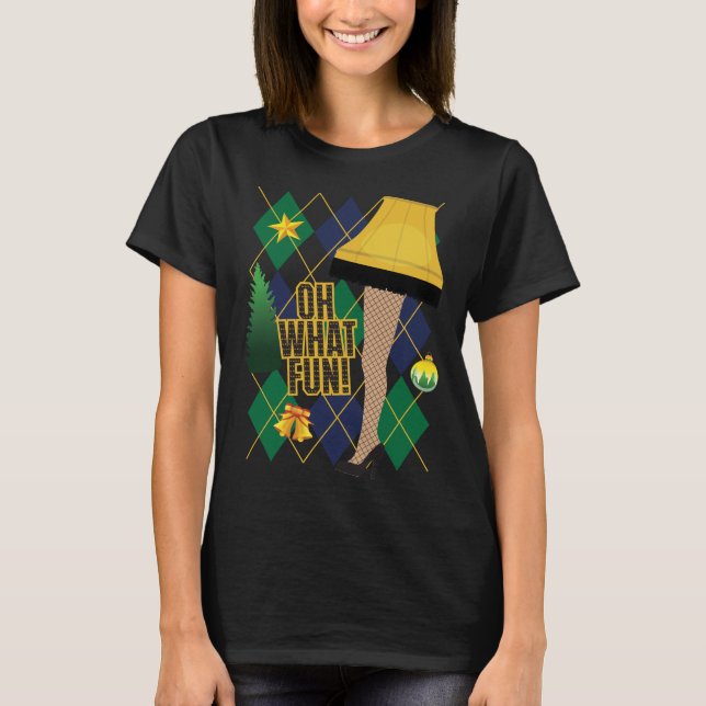 Oh What Fun Holiday Organic T-Shirt (Front)