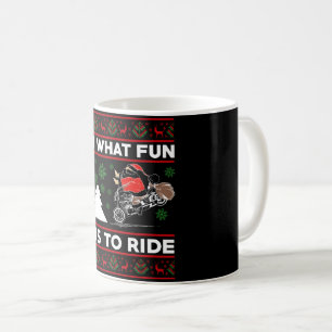 Oh What Fun It Is To Ride Santa Motocross Dirt Bik Coffee Mug