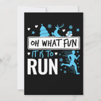 Oh What Fun It Is to Run Christmas Runner Running