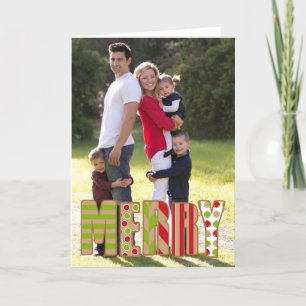 Oh What Fun! Merry Christmas design Holiday Card
