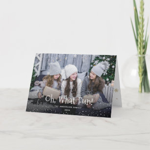 Oh, What Fun Photo Holiday Card