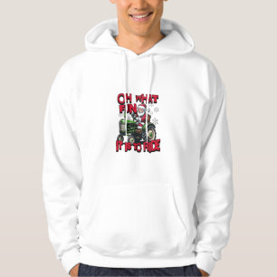 Oh What Fun To is it To Ride Christmas Farmers Hoodie