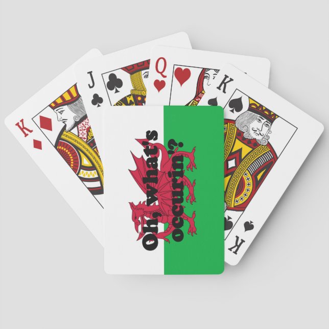 'Oh, what's occurin'?' Playing Cards (Back)