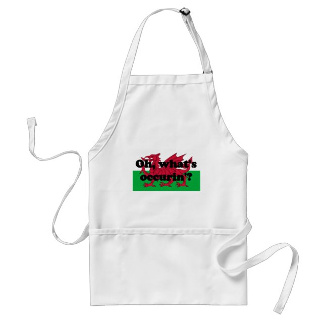 'Oh, what's occurin'?' Standard Apron (Front)