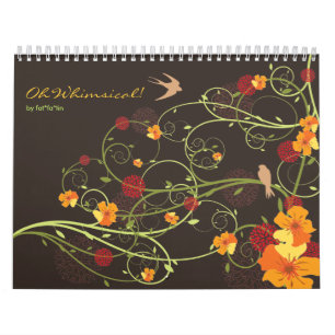Oh Whimsical! Custom Flexi Calendar 2012