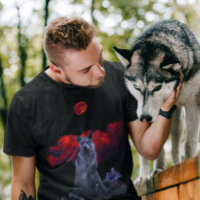 Oh Wolf Moon | Goth T-Shirt