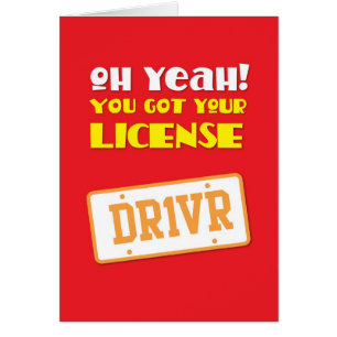 Oh yeah! you got your license! DR1VR