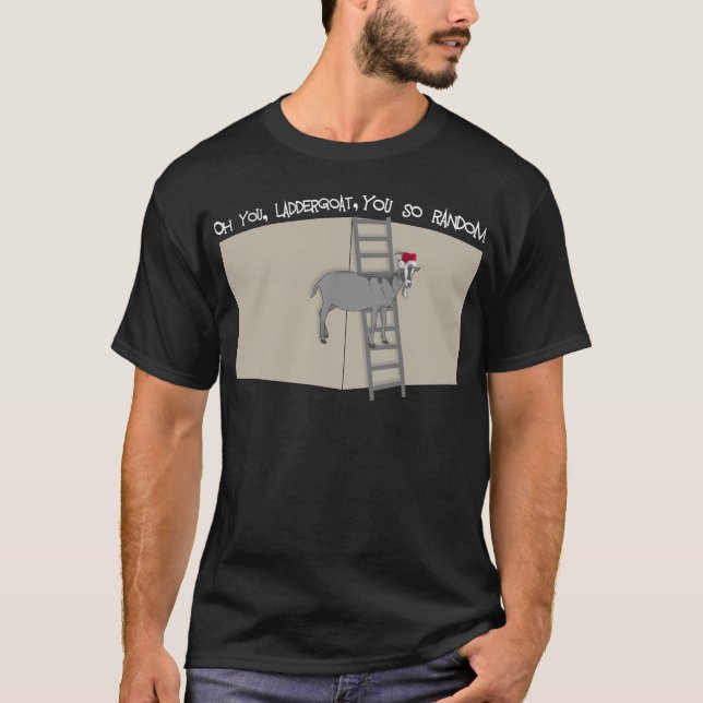 Oh You, LadderGoat , You so Random Santa Hat T-Shirt (Front)