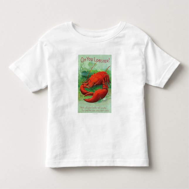 Oh You Lobster Scene Toddler T-Shirt (Front)