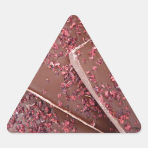 oh yummy chocolate triangle sticker