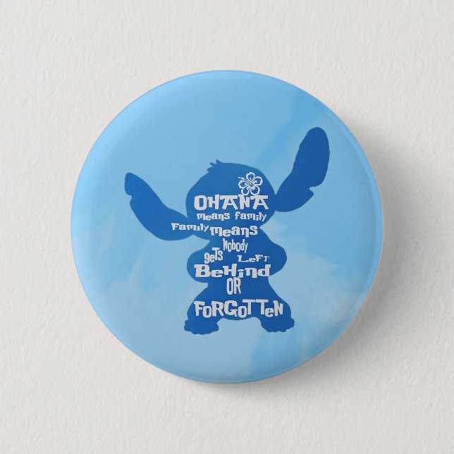 Ohana 6 Cm Round Badge (Front)