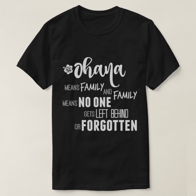 Ohana in white Essential T-Shirt (Design Front)
