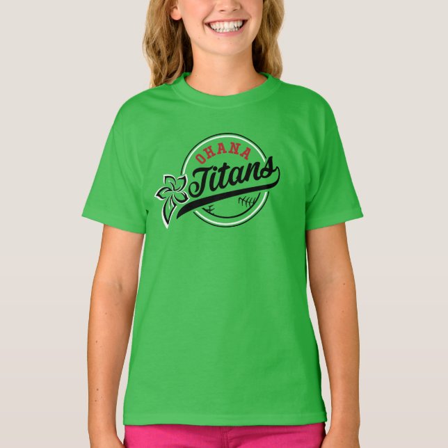 Ohana Titans Girls T-Shirt (Front)