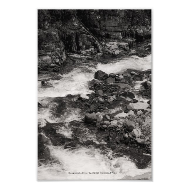 Ohanapecoshs River, WA Photo Print (Front)