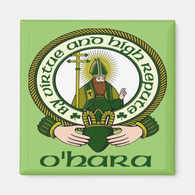 O'Hara Clan Motto Magnet (Front)