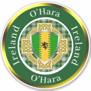 O'Hara Irish Shield/Celtic Cross Personalised