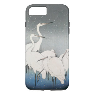 Ohara Koson’s Vintage Egrets in the Snow iPhone 8 Plus/7 Plus Case