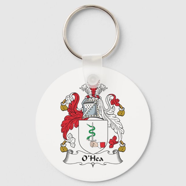 O'Hea Family Crest Key Ring (Front)
