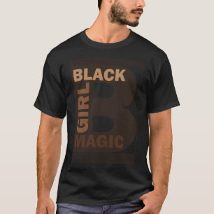 Oheneba Melanin For Women Black Girl Magic Afro T-Shirt