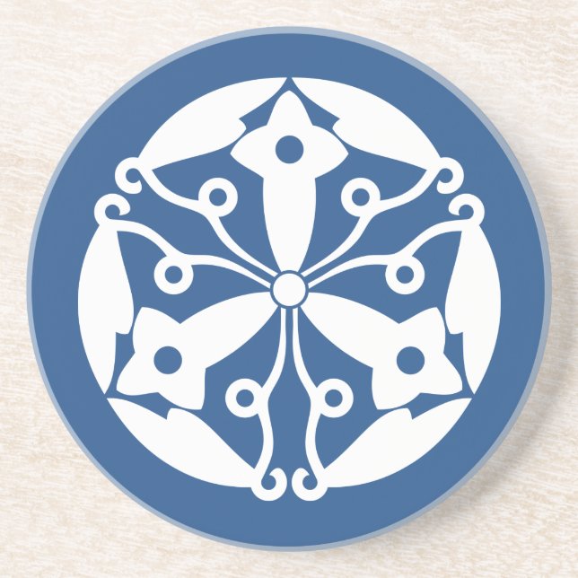Ohgimachi Forsythia Coaster (Front)