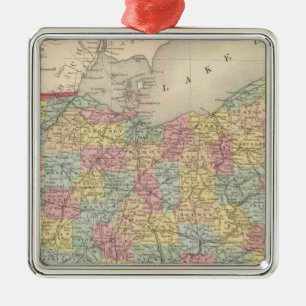 Ohio 13 metal tree decoration