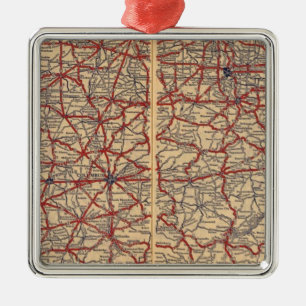 Ohio 14 metal ornament