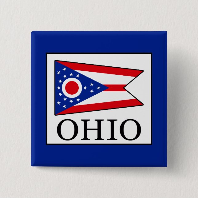 Ohio 15 Cm Square Badge (Front)