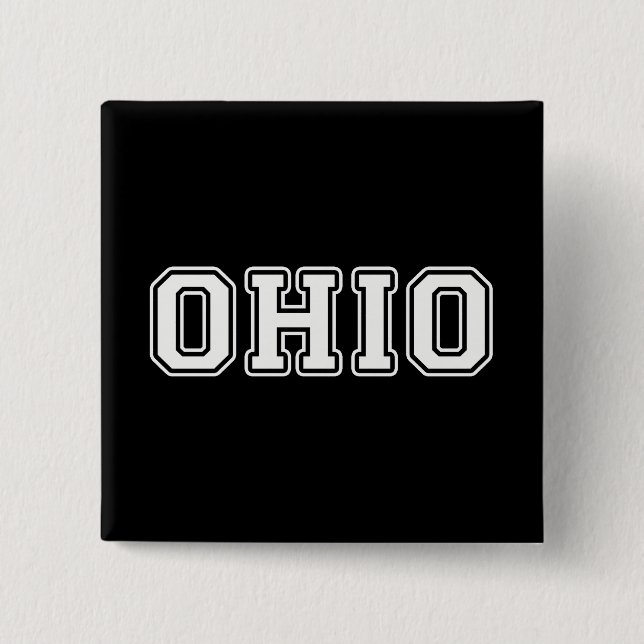 Ohio 15 Cm Square Badge (Front)