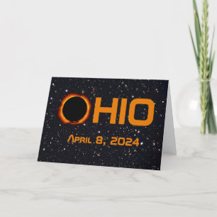 Ohio 2024 Total Solar Eclipse Card