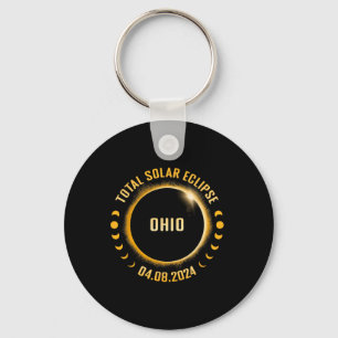 Ohio 2024 Total Solar Eclipse Key Ring