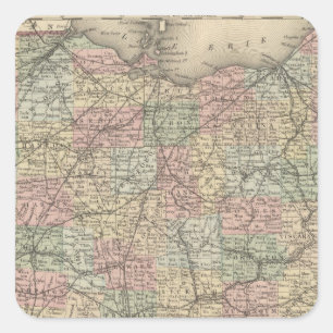 Ohio 2 square sticker