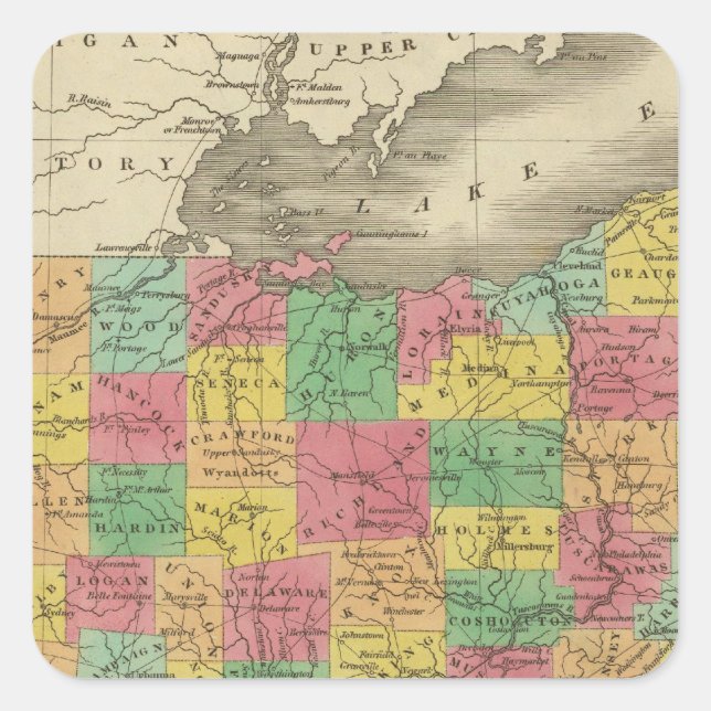 Ohio 5 square sticker (Front)