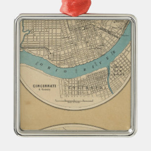 Ohio 6 metal tree decoration