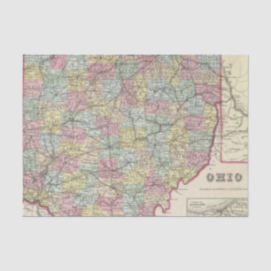 Ohio 6 tissue paper
