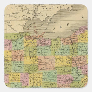 Ohio 7 square sticker
