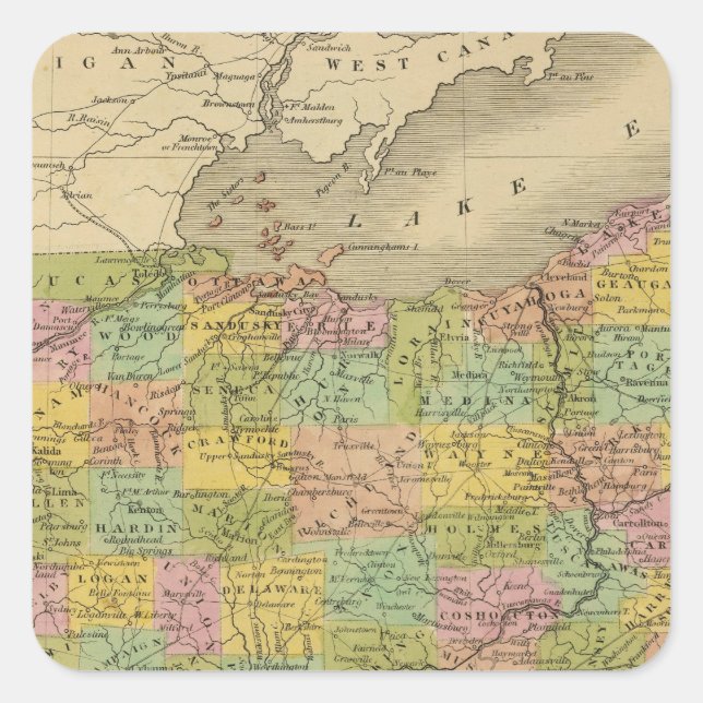 Ohio 7 square sticker (Front)