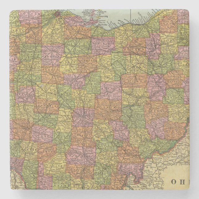 Ohio 7 stone coaster (Front)