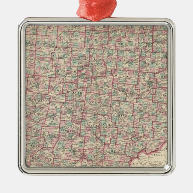 Ohio 9 metal ornament (Front)