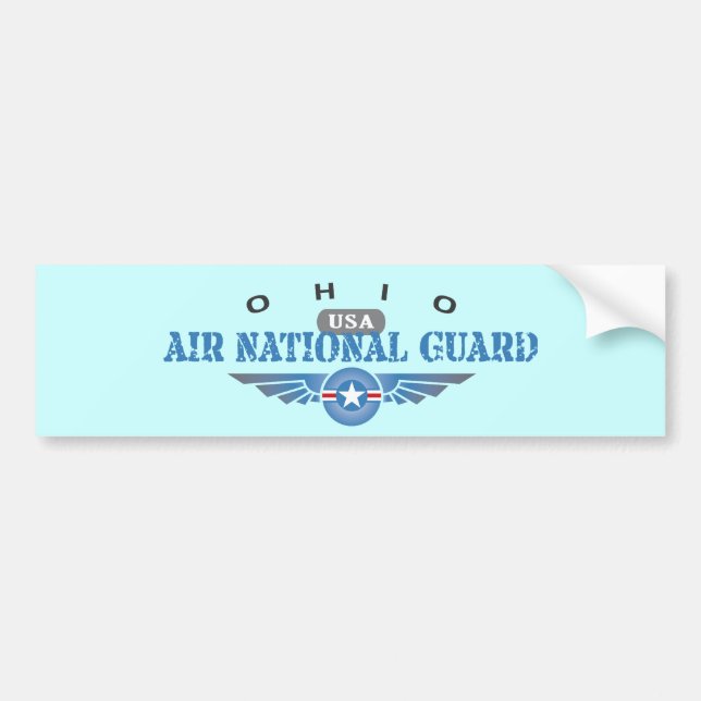 Ohio Air National Guard Bumper Sticker (Front)